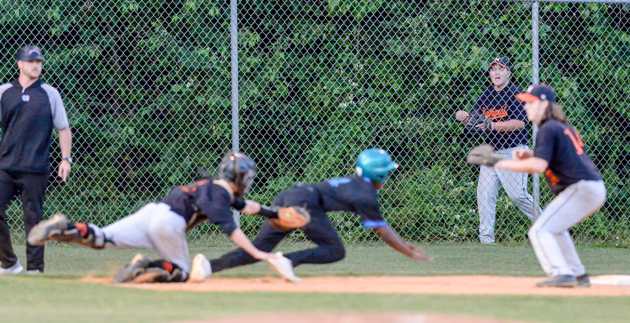 Friday night baseball action